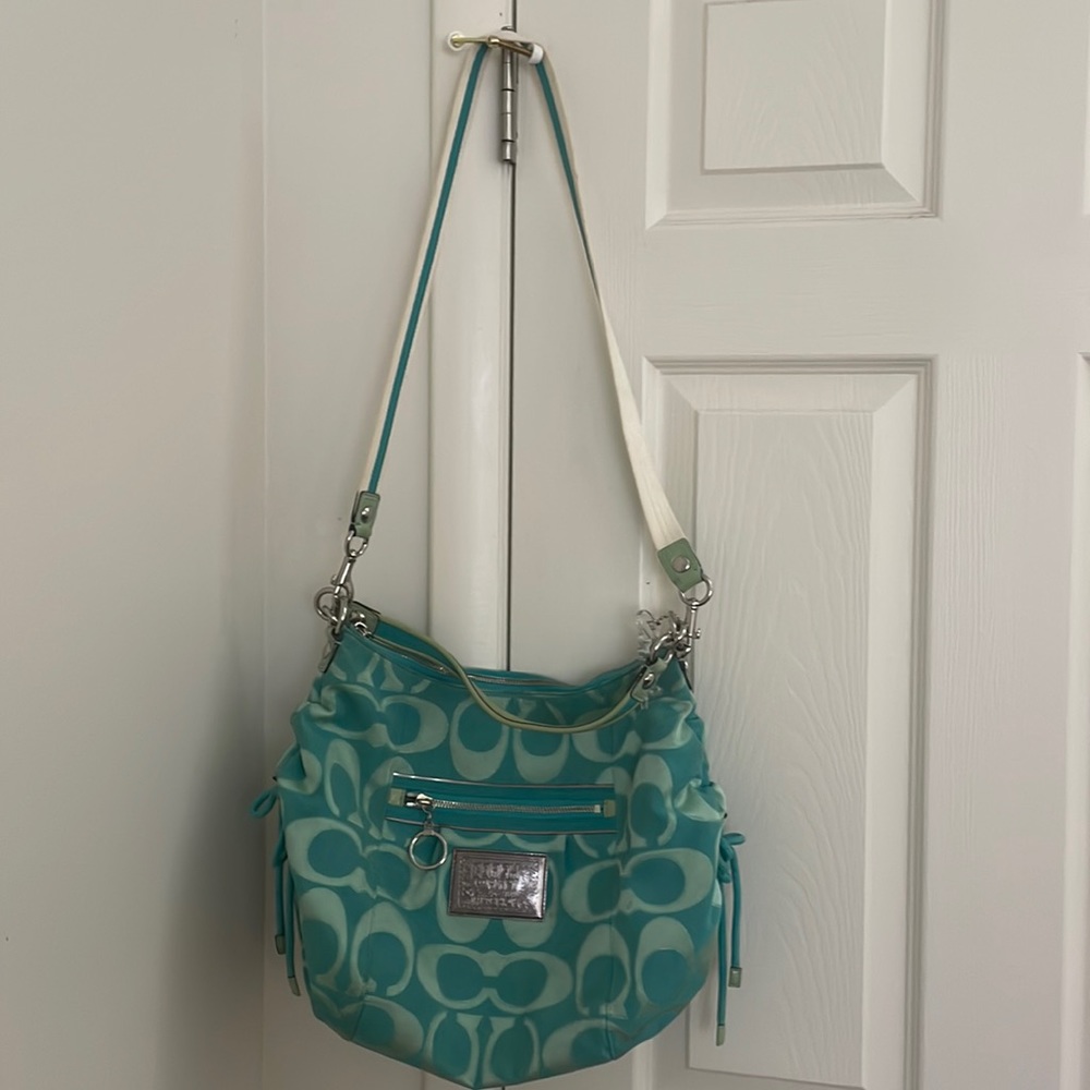 Y2K Blue Coach Purse